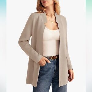 Women's Taupe/Cream Jacket